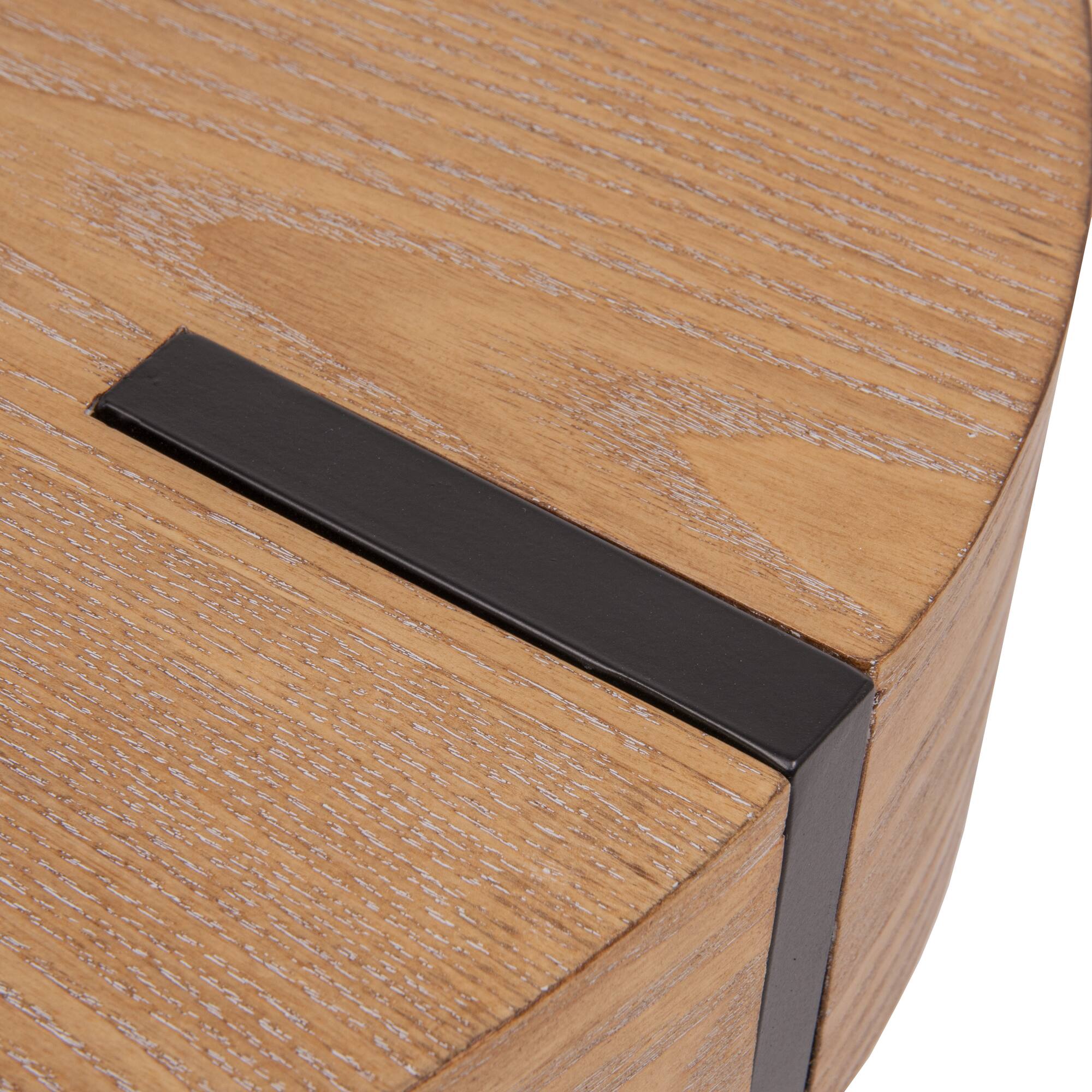 Hello Honey® 22" Astoria Wood End Table with Metal Hairpin Legs